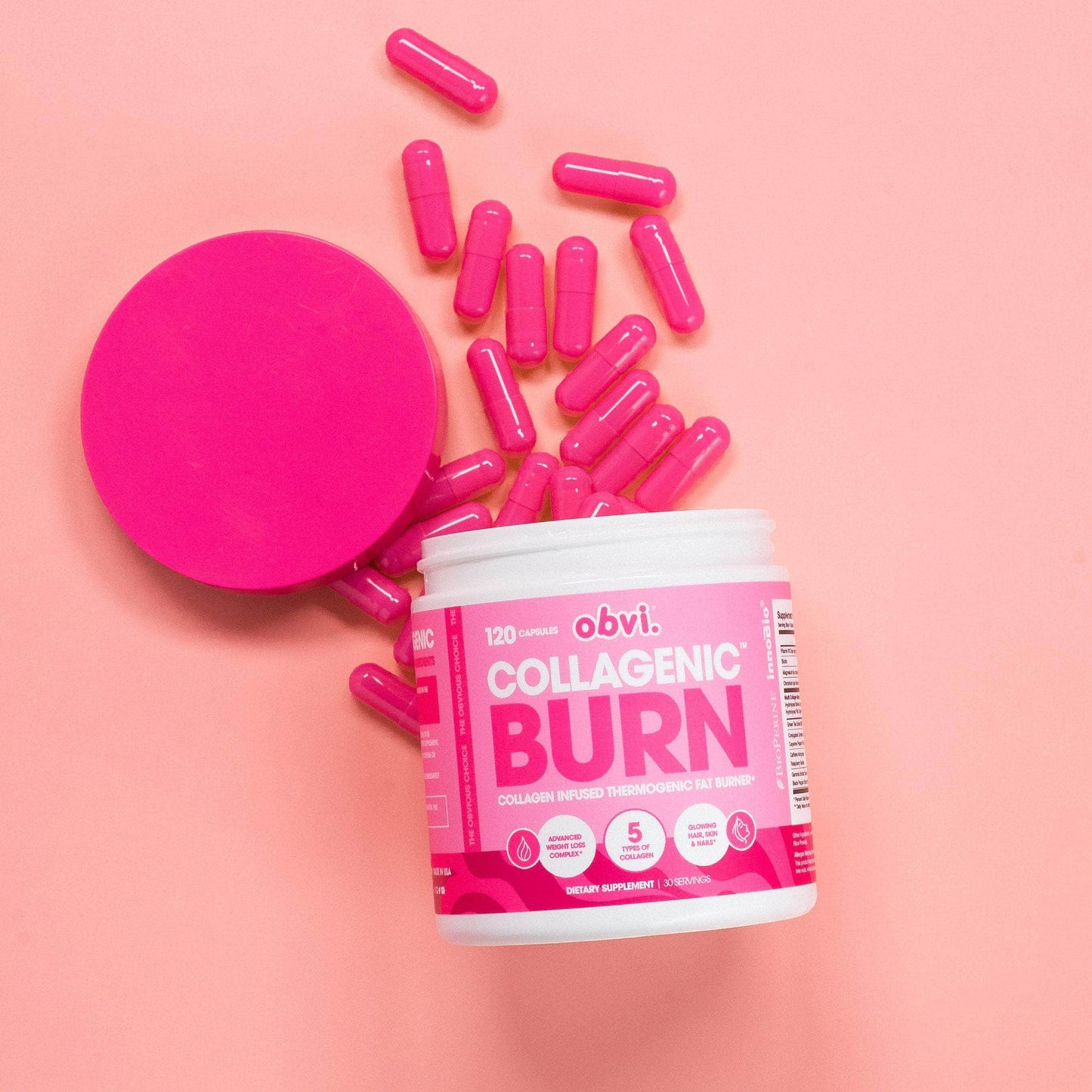 Obvi Collagenic™ Fat Burner 120 Capsules - 1 Pack