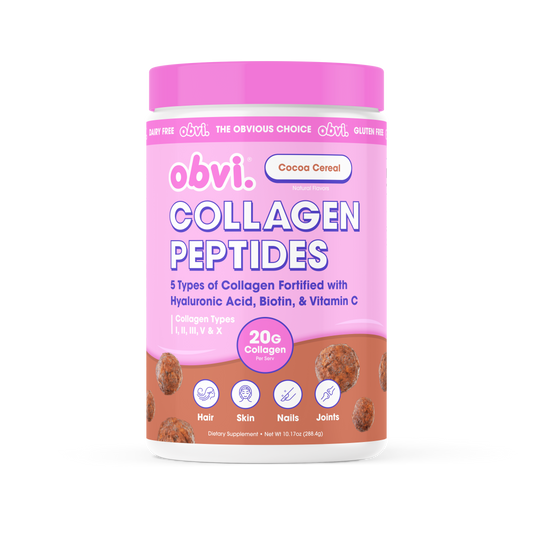 Obvi Collagen Peptides| Cocoa Cereal