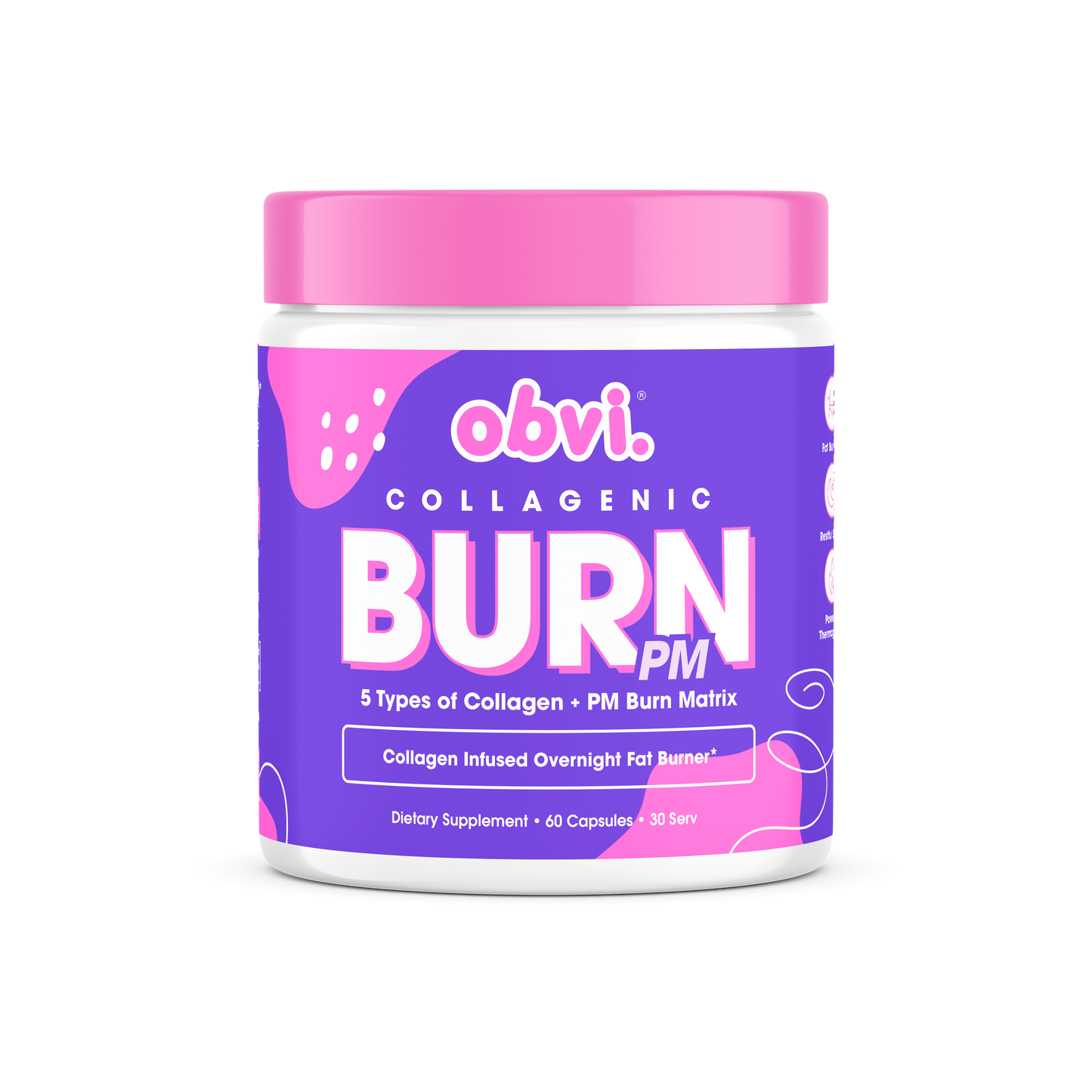 Obvi Burn PM 90 Capsules - 1 Pack