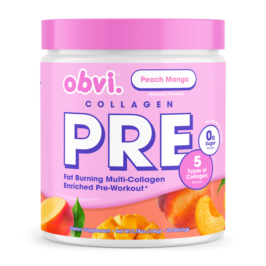 Obvi Collagen Preworkout| Peach Mango