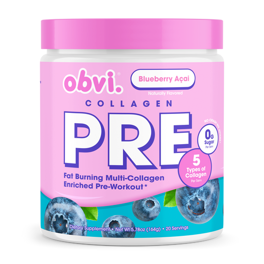 Obvi Collagen Preworkout| Blueberry Acai