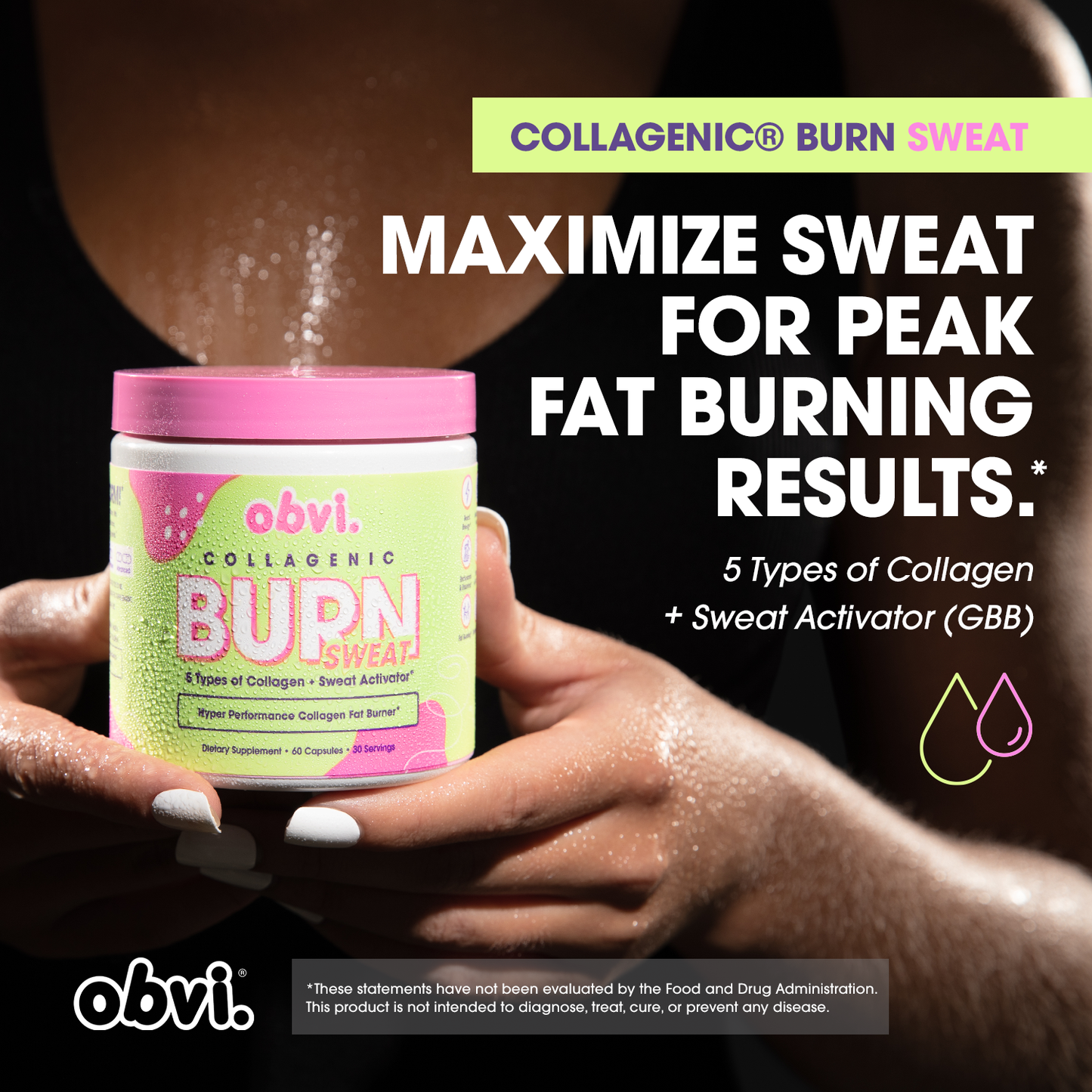 Obvi Burn SWEAT 60 Capsules - 1 pack