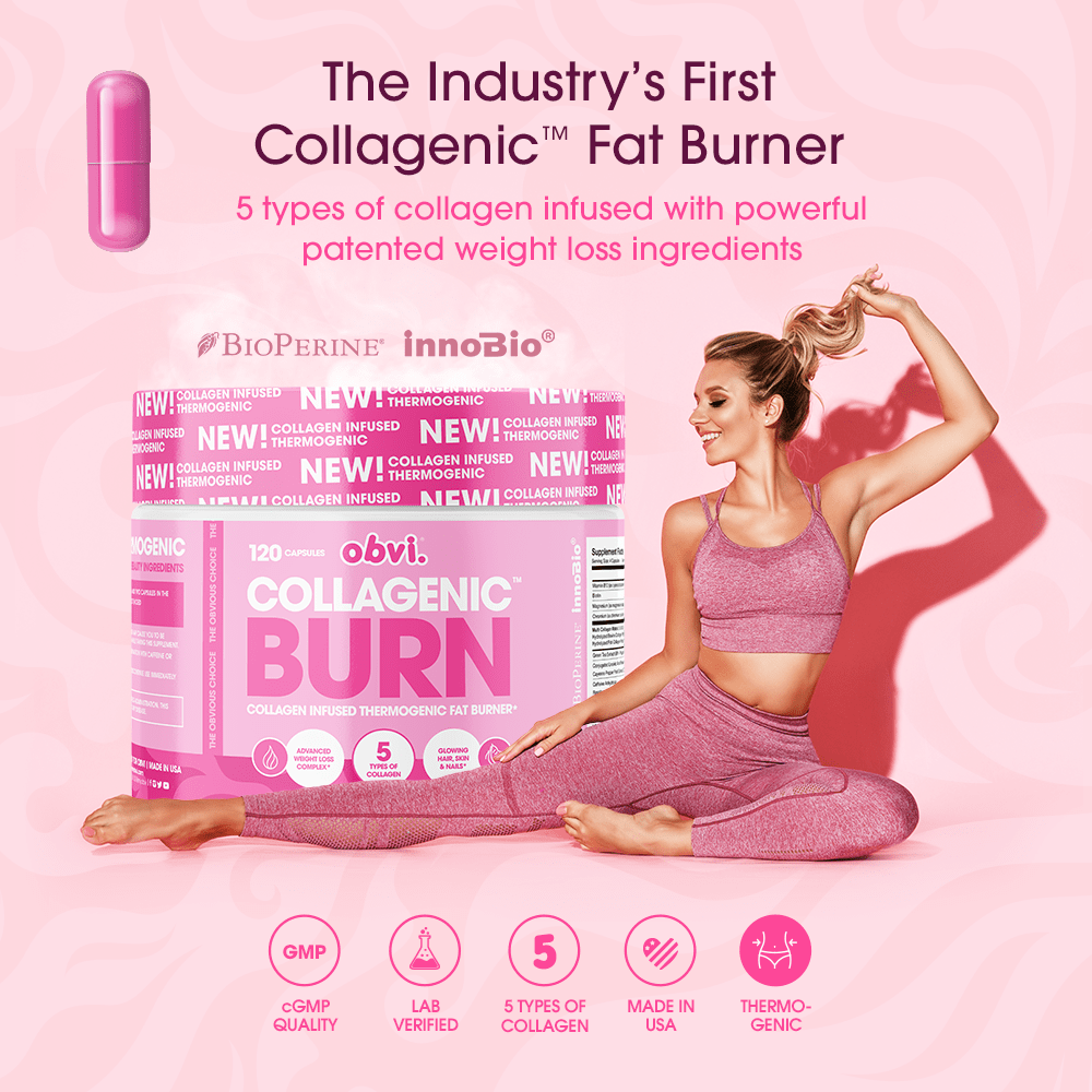 Obvi Collagenic™ Fat Burner 120 Capsules - 1 Pack